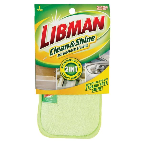 Libman Clean and Shine Microfiber Sponge