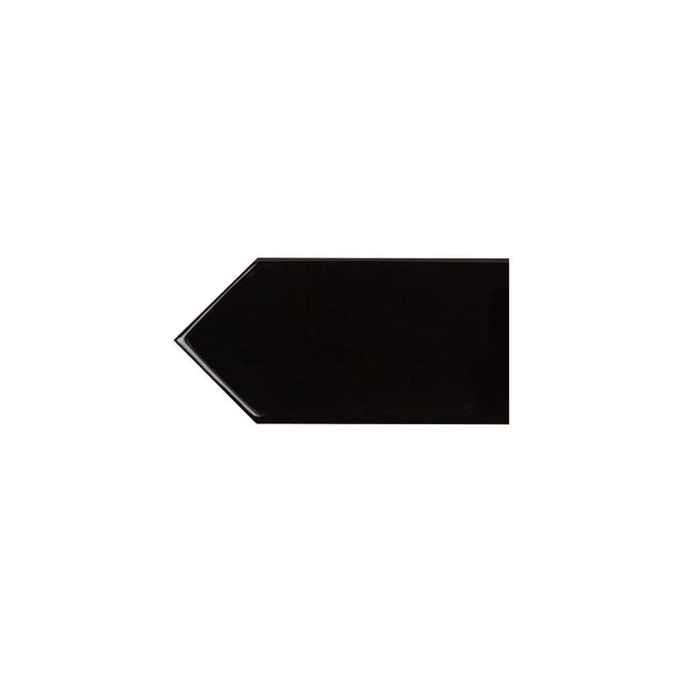 Take Home Tile Sample - Gloss Black 3 in. x 6 in. Ceramic Picket Wall Tile Sample price history on PriceWatchPro