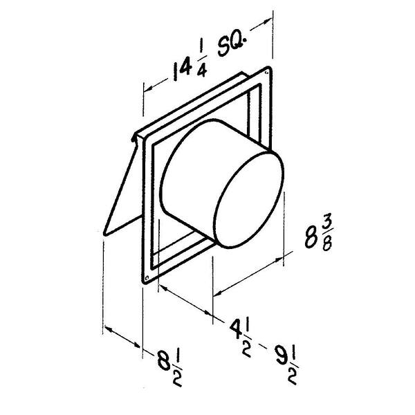 Broan Nutone 250 Cfm Through Wall Chain Operated Utility Exhaust Fan For Garage Kitchen Laundry And Rec Rooms 507 Broan Nutone 250 Cfm Through Wall Chain, Chain Operated Ceiling Exhaust Fan