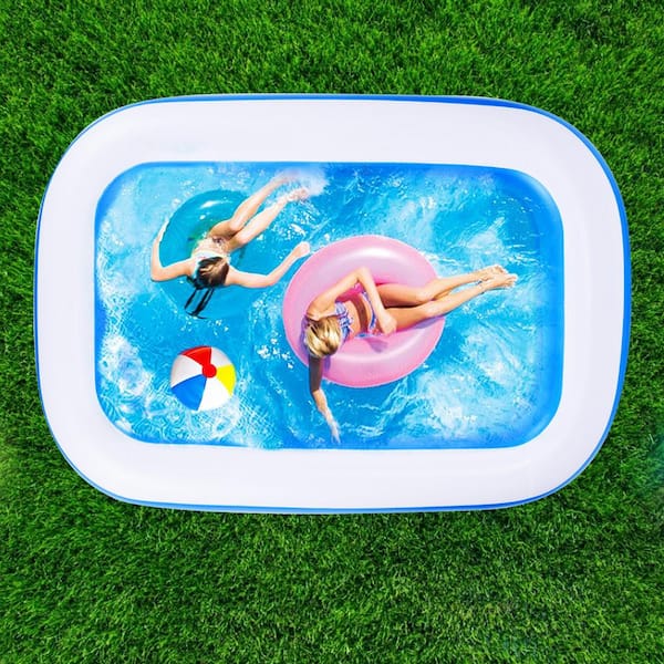 Taiker Inflatable Swimming Pools, Kiddie Pools, Family Lounge Pools, Large  Family Swimming Pool for Kids, Adults, Babies, Toddlers, Outdoor, Garden