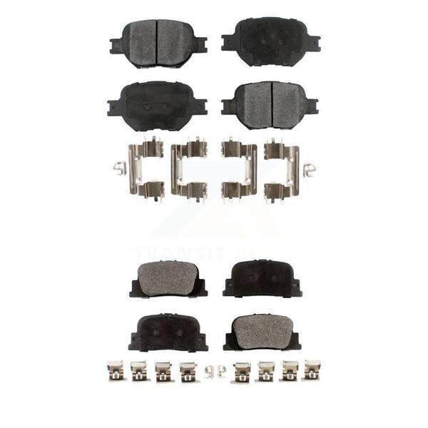 Complete Set Front & Rear Ceramic Brake Pads For Scion TC (2011-2016) By YXPCARS