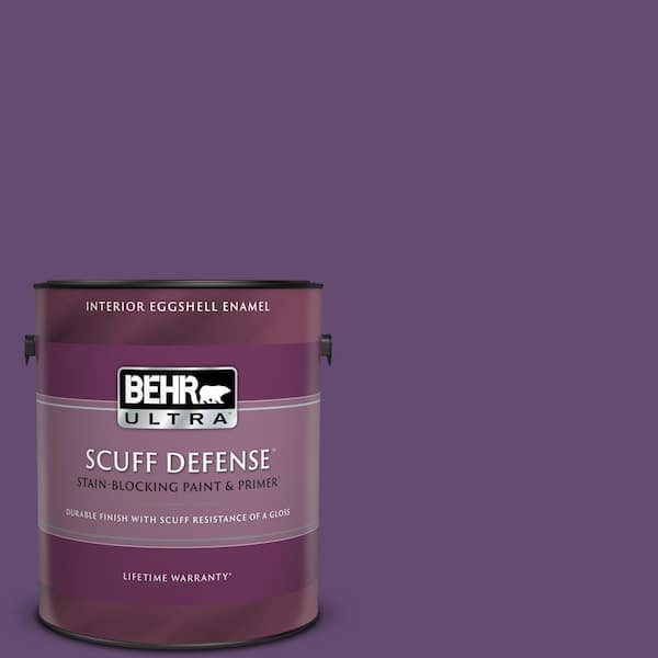 BEHR ULTRA 1 gal. #S-G-670 Deep Violet Extra Durable Eggshell Enamel Interior Paint & Primer