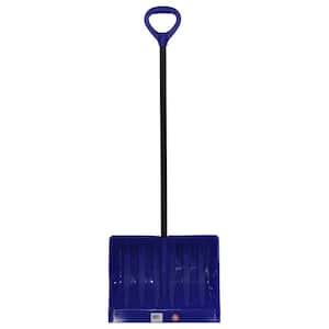 Bigfoot Series 19 in. Mega Combination Poly Snow Shovel with Metal Handle