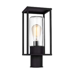 Vado 1-Light Black Outdoor Post Lantern