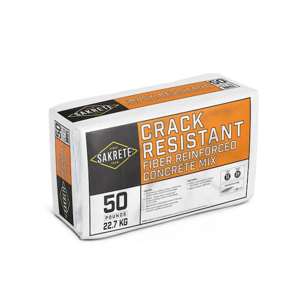 SAKRETE 50 lbs. Crack Resistant Fiber Reinforced Concrete Maximum