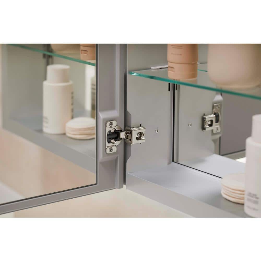 Embark Premium XL 20" x 26" Frameless Aluminum Medicine Cabinet with Mirror