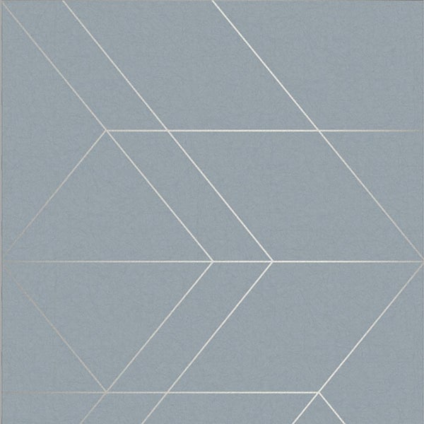 Graham & Brown Balance Deep Sky Blue Geometric Paste the Wall Wallpaper