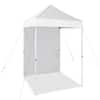 EAGLE PEAK 5 ft. x 5 ft. Blue Pop Up Canopy with 1 Removable Sunwall  E25SW1-BLU-AZ - The Home Depot