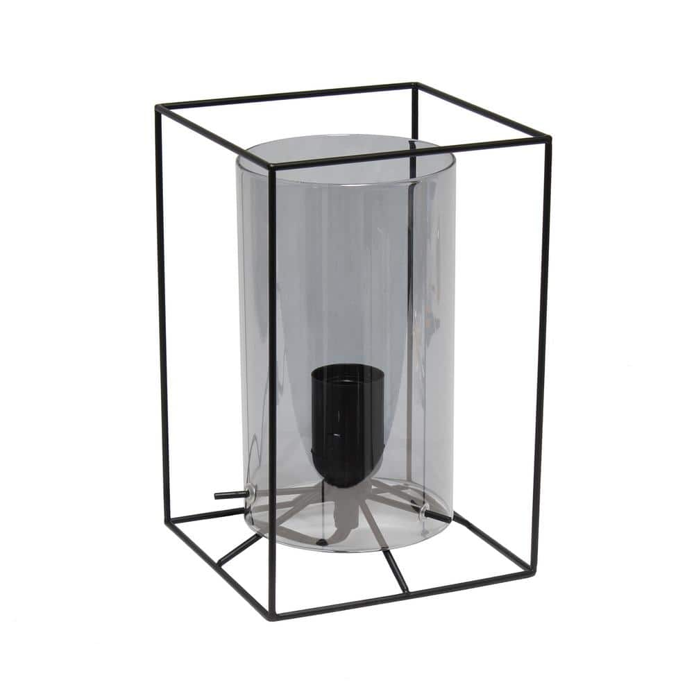 Hampton Bay TTL Willet 15.5 in. Black Cage Accent Table Lamp AF48766-CA -  The Home Depot