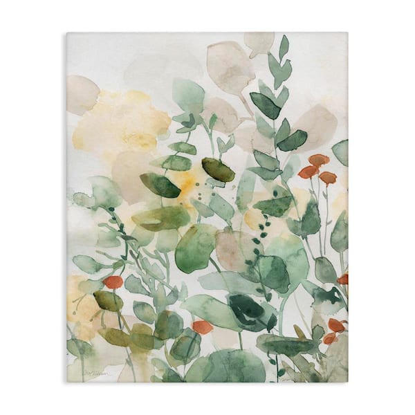 Stupell Industries Opaque Layered Leaves by Carol Robinson Unframed Nature Graphic Art Print 30 in. x 24 in.