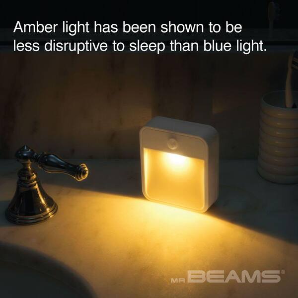Amber LED Stick Anywhere 20 Lumen Light Easy Wireless Perfect Sleep Areas 