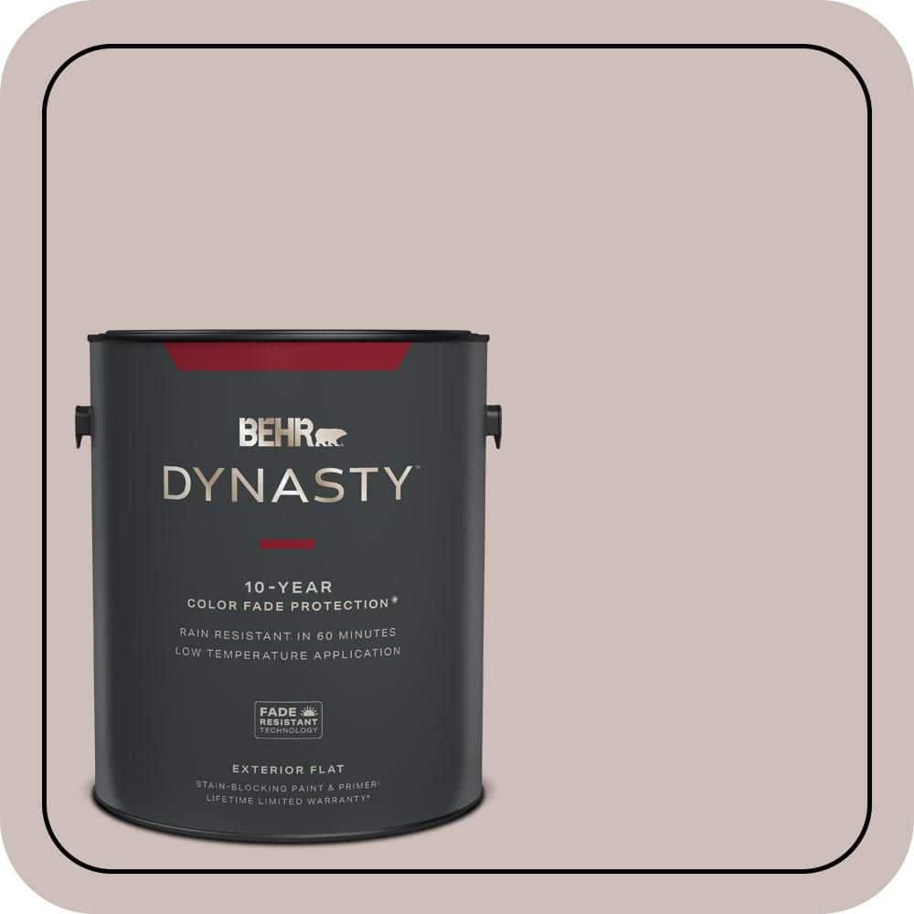 1 gal. #750A-3 Vintage Taupe Flat Exterior Stain-Blocking Paint & Primer product image for price tracking