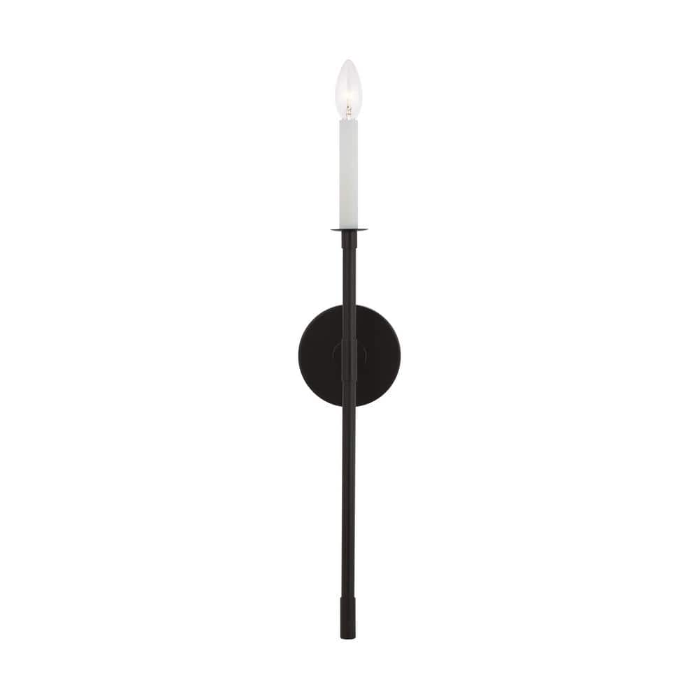 Bayview Aged Iron Dimmable Outdoor Wallchiere, 24.38"