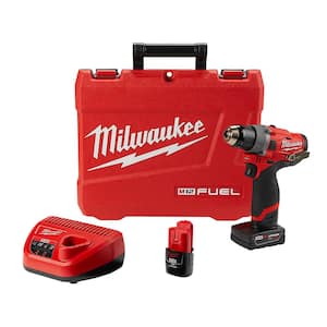 M12 FUEL 12-Volt Lithium-Ion Brushless Cordless 1/2 in. Drill Driver Kit with 4.0Ah and 2.0Ah Battery and Hard Case