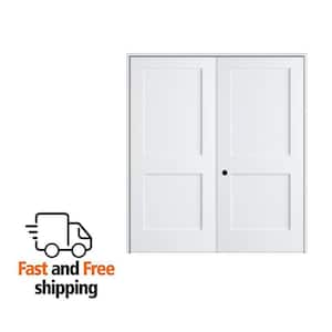 MMI DOOR Shaker Flat Panel 36 in. x 80 in. Right Hand Active