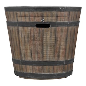 27 in. W x 24 in. H Round Barrel Fire Table