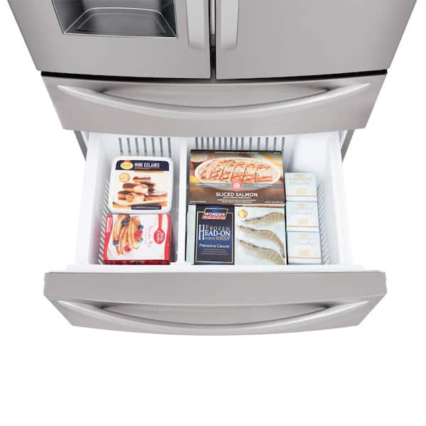 36″ LG LRMXS2806S 27.8 cu. ft. French Door Smart Refrigerator