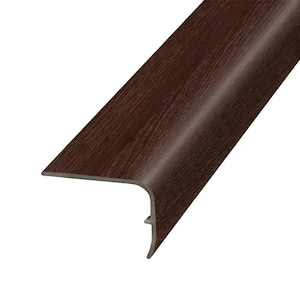 Russet 1.32 in. T x 1.88 in. W x 78.7 in. L Vinyl Stair Nose Molding