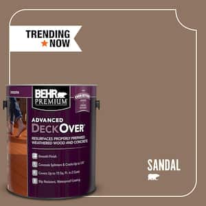 1 gal. #SC-121 Sandal Smooth Solid Color Exterior Wood and Concrete Coating