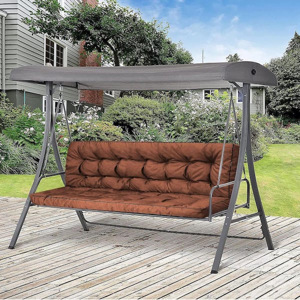 YLLN 55 in x 40 in Outdoor Swing Cushions, Seat Porch Swing