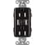 Lutron Claro On/Off Switch, 15 Amp/3 Way, Black (CA-3PS-BL) CA-3PS-BL ...