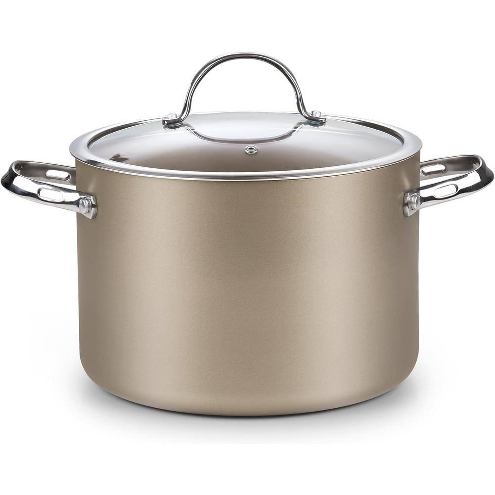 Cooks Standard 8 qt. Hard Anodized Ceramic Nonstick Aluminum Stock Pot