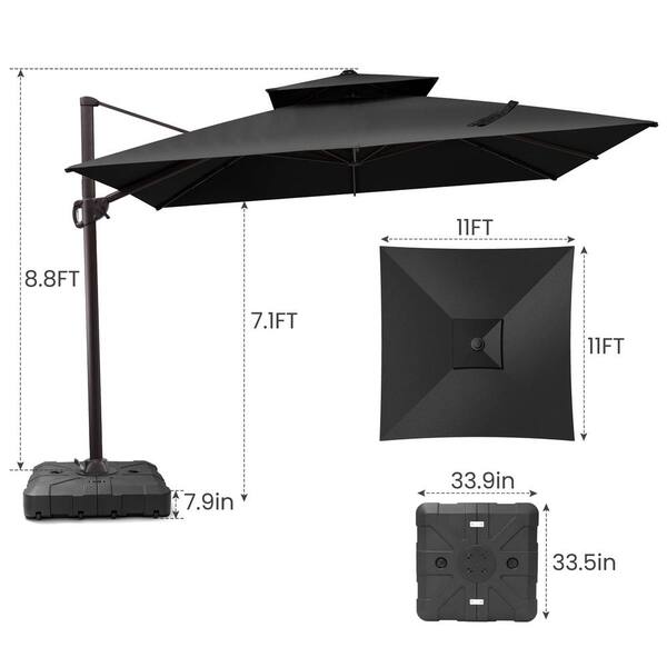 ちびた　FORME UMBRELLA cantilever-umbrellas-oured11ft