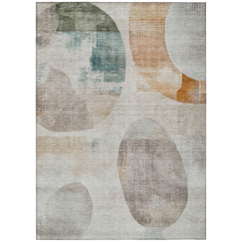 Chantille Machine Washable Indoor/Outdoor Abstract ACN2815 Ivory 8 ft. x 10 ft. Area Rug price history on PriceWatchPro