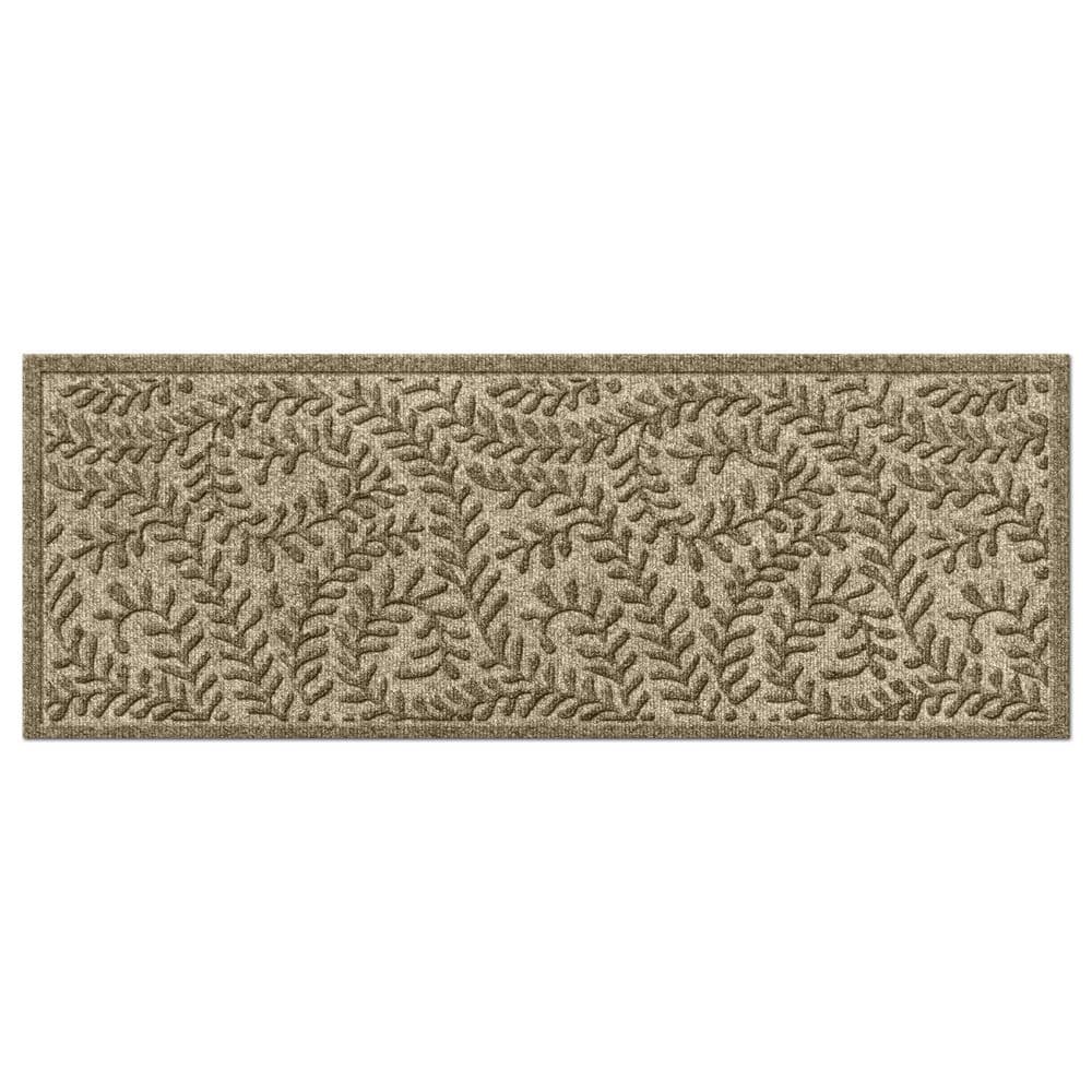WaterHog Boxwood Camel 22 in. x 60 in. PET Polyester Indoor Outdoor Runner Doormat price history on PriceWatchPro