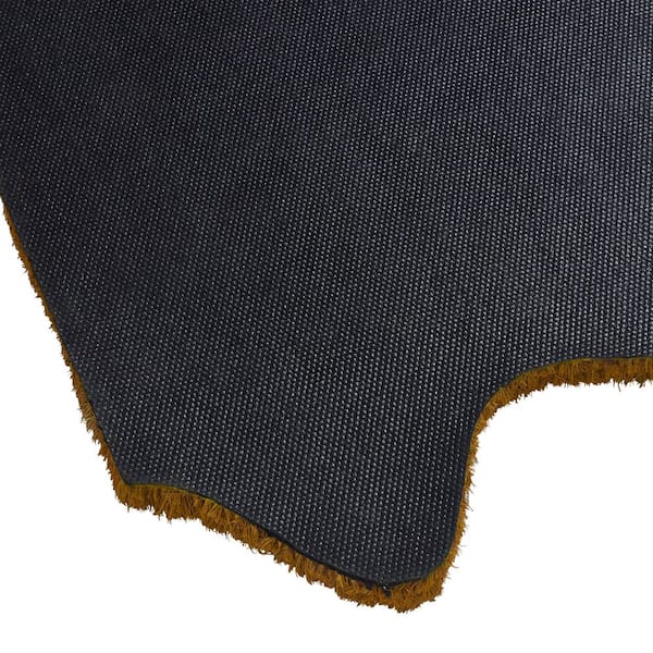 Hello Sunshine Shape 18 in. x 30 in. Indoor/Outdoor Coir Door Mat