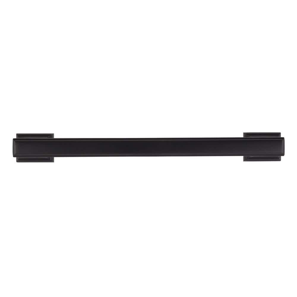 Matte Black Steel 5-Inch Bar Pulls with Mounting Hardware, Set of 10