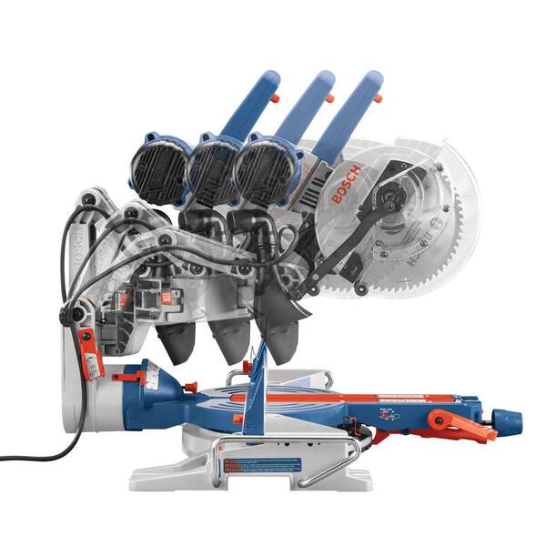 15 Amp Corded 10 in. Dual-Bevel Sliding Glide Miter Saw with 60-Tooth Saw Blade and Bonus Gravity Rise Stand with Wheels 15 Amp Corded 10 in. Dual-Bevel Sliding Glide Miter Saw with 60-Tooth Saw Blade and Bonus Gravity Rise Stand with Wheels