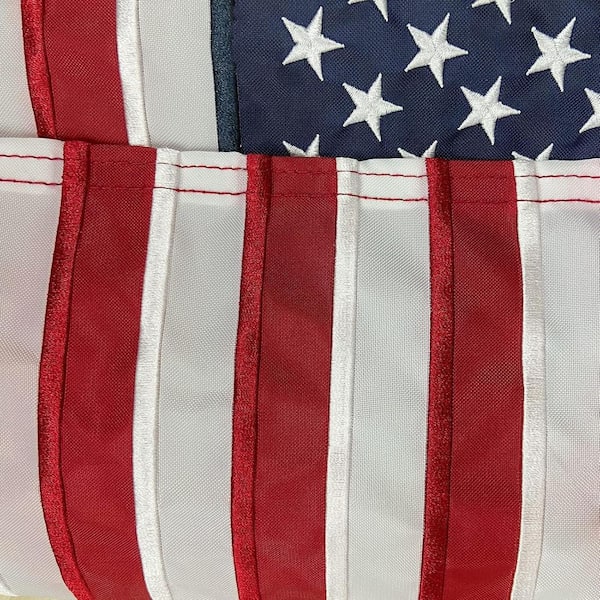 Cubilan American Flag Garden Flag Embroidered Stars 12x18 Inch USA