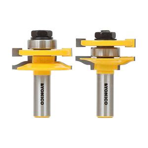 4 pc Ogee Raised w/Backcut & Ogee R&S Router Bit Set GS 