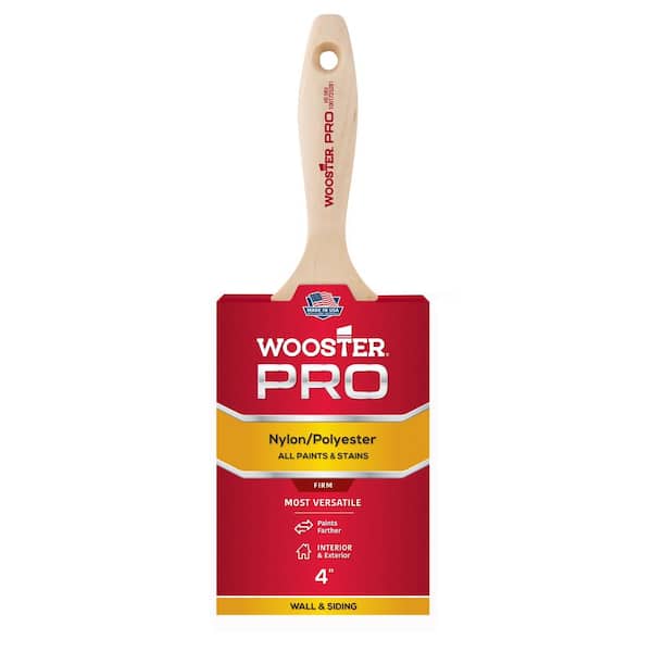 Wooster 4 in. Pro Nylon/Polyester Flat Brush