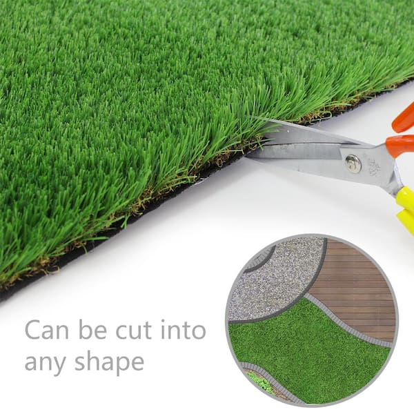 LITA Premium Landscape 9 ft. W x Cut to Length Green Artificial Grass Turf