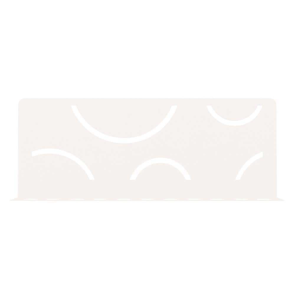 Shelf-W Matte White Color-Coated Aluminum Curve Wall Shelf price history on PriceWatchPro