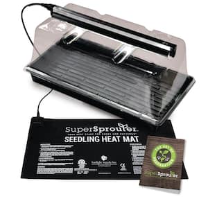 Premium Heated Propagation Kit with T5 Light and Heat Mat for Ideal Growing Environment to Germinate Seedling or Cutting