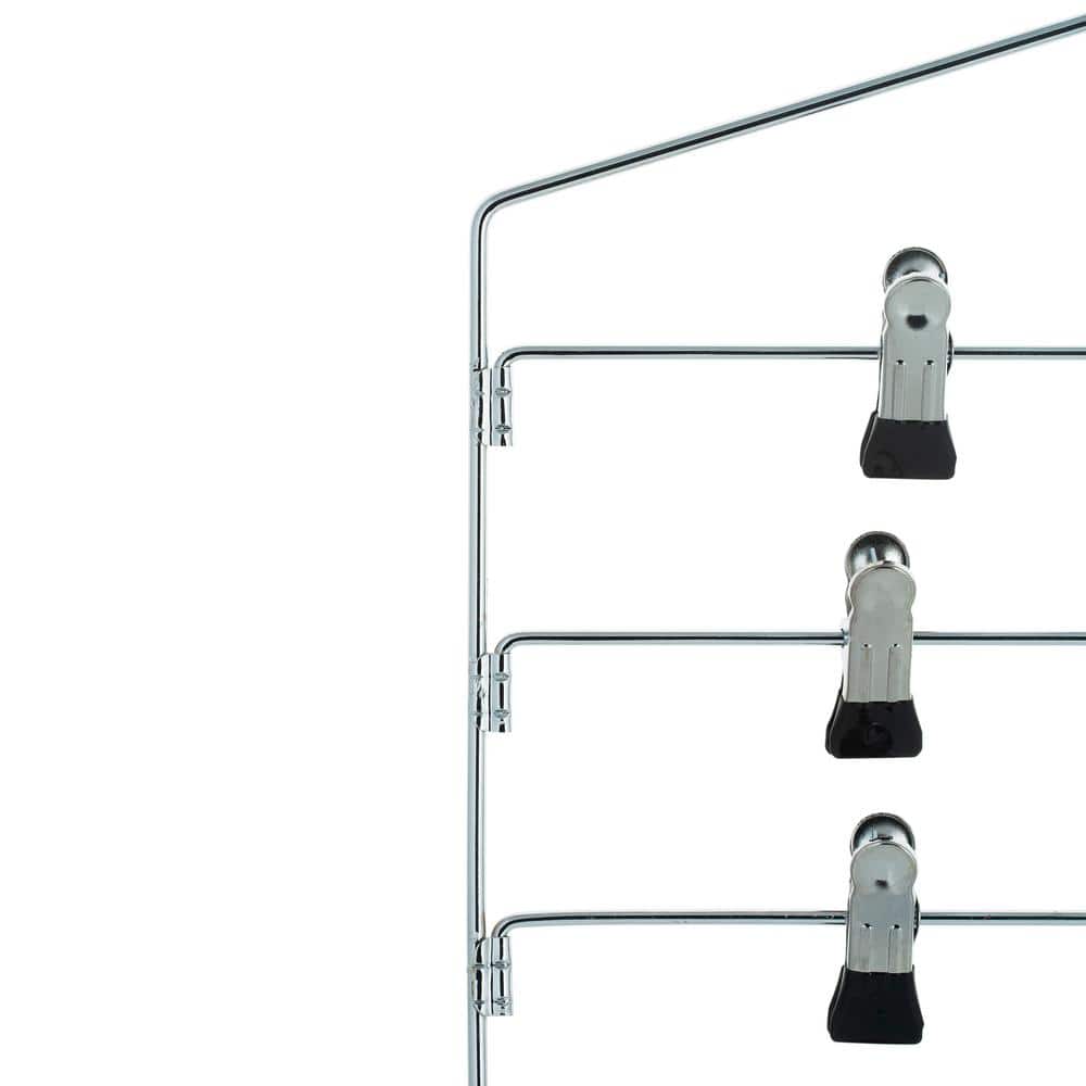 Chrome 4-Tier Swing Arm Pants and Skirt Hanger