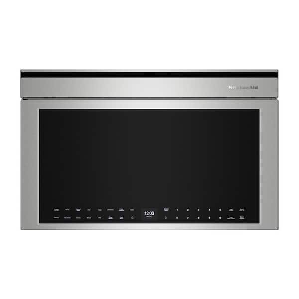1.1 cu. ft. Electric Built-In Microwave in PrintShield Stainless Steel with Air Fry Mode and Convection Baking