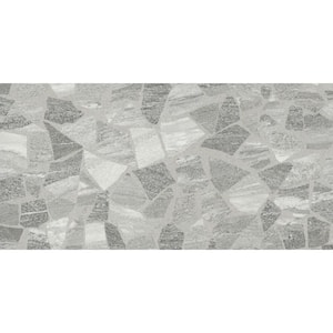 Mood River Gray 11.65 in. x 23.43 in. Matte Porcelain Floor and Wall Tile (11.376 sq. ft./Case)