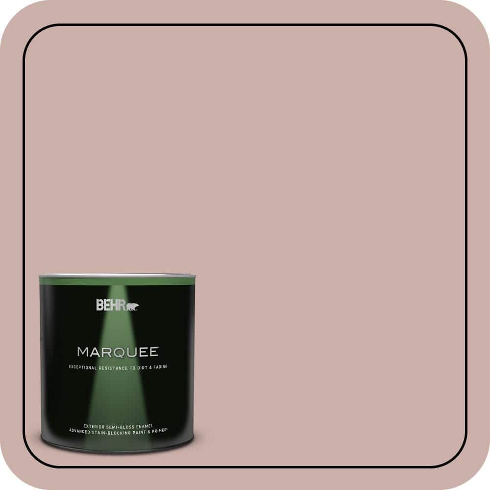 1 qt. Home Decorators Collection #HDC-CT-07A Vintage Tea Rose Semi-Gloss Enamel Exterior Paint & Primer product image for price tracking