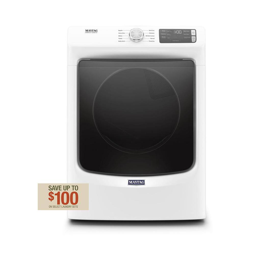 Have a question about Maytag 7.3 cu. ft. 120 Volt White Stackable Gas