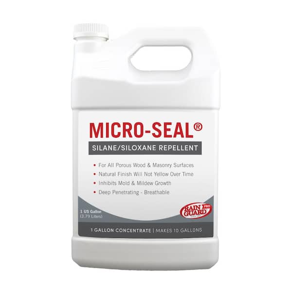 RAIN GUARD Micro-Seal 1 gal. Concentrate Penetrating Clear Water-Based Repellent Sealer Value Pack (Case of 4)