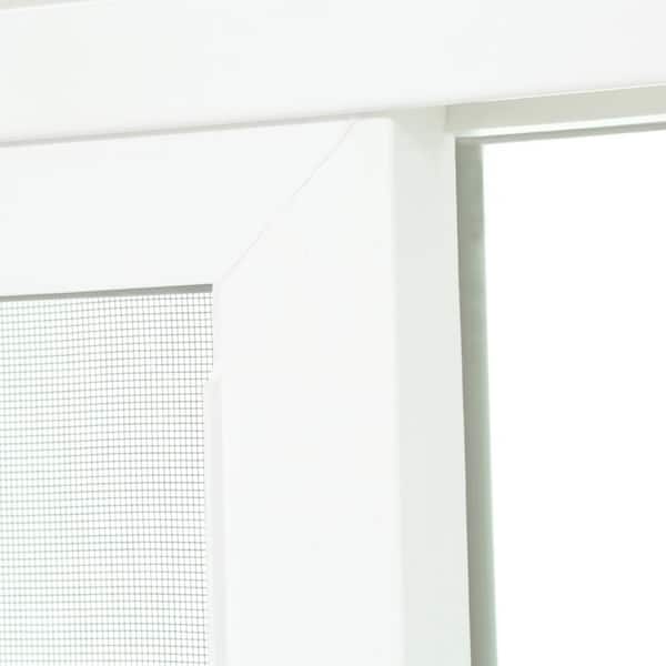 JELD-WEN 59.5 in. x 47.5 in. V-2500 Series White Vinyl Right