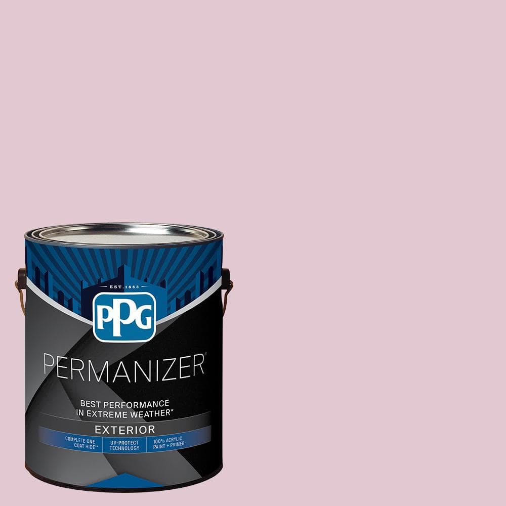 PERMANIZER 1 gal. PPG10443 Tinted Rosewood Satin Exterior Paint