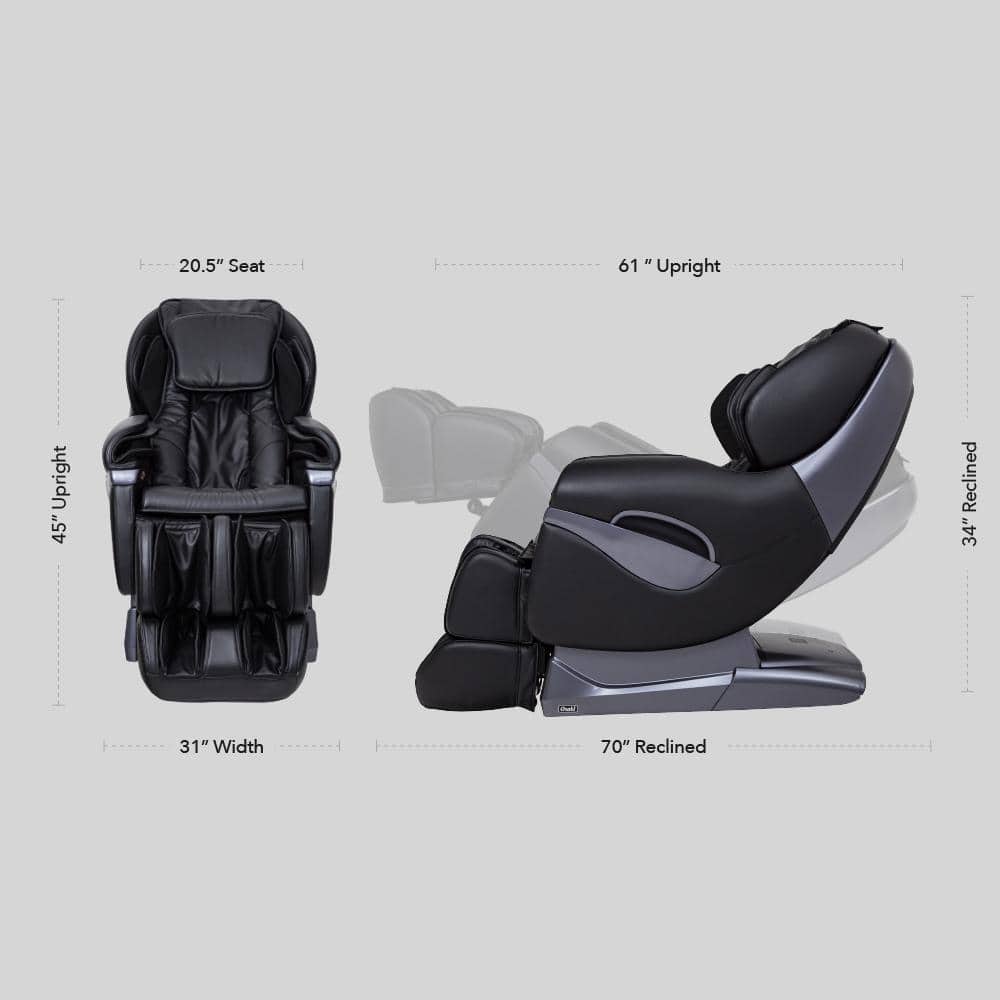 Buy Pro 8500 Series Black Faux Leather Reclining 2d Massage Chair With Zero Gravity Foot And