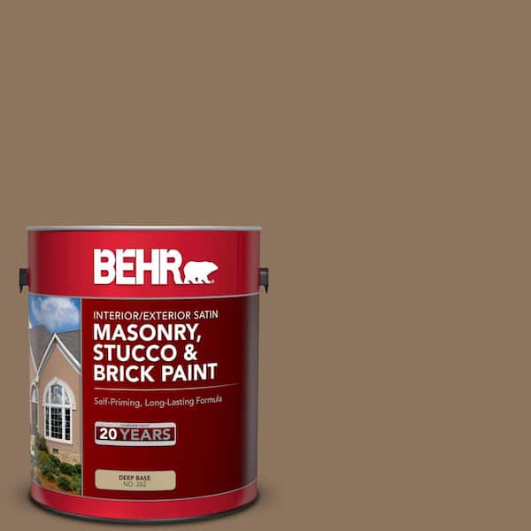 1 gal. #700D-6 Belgian Sweet Satin Interior/Exterior Masonry, Stucco and Brick Paint