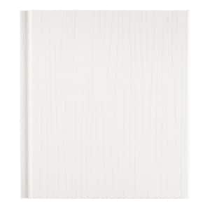 WoodHaven Woven White 6 in. x 6 in. Clip Up Tongue and Groove Acoustic Ceiling Plank Sample