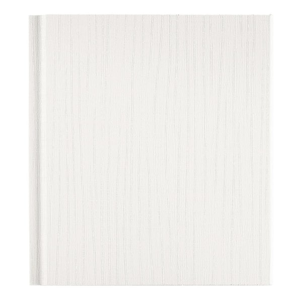 Armstrong CEILINGS WoodHaven Woven White 6 in. x 6 in. Clip Up Tongue and Groove Acoustic Ceiling Plank Sample